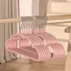 Perchas Gruesas Especiales para Niños con Recubrimiento de Plástico Nube, Antideslizantes, No Marcan, con Hombro Antideslizante, Doble Uso para Ropa Seca y Húmeda, Adecuadas para Bebés y Niños Pequeños