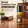 Spray KineShineX de Cera de Abeja para Pulir y Cuidar Muebles de Madera - Mesas, Sillas y Puertas de Gabinetes - Limpia, Elimina el Polvo, Brilla, Renueva y Protege