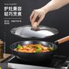 Wok de inducción para el hogar, cocina de gas, regalo de banco general, suministro directo de fábrica, wok de hierro fino personalizado OEM con tapa