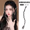 Peluca Cola de Caballo con Clip Trenza Boxeadora Colgante de Oreja Trenza Teñida Celebridad de Internet Trenza Twist Dreadlock Colorido Fabricante Venta al por Mayor Mechas