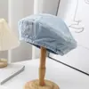 Boina de Jeans Lavado Estilo Japonês Feminino Versátil Chapéu Grande para Cabeça Popular de Verão Retrô Que Mostra o Rosto Pequeno Chapéu de Pintor Beilei