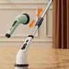 Cepillo Eléctrico de Limpieza Multifuncional Transfronterizo para Coche, Cocina, Baño, Carga Inalámbrica, Cepillo de Fregar Portátil de Doble Uso