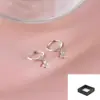 Pendientes de Aro Lisos con Pasador de Plata 925 para Mujer 2025 Nuevo Popular Diseño de Nicho Pendientes de Gama Alta Pendientes de Lujo Accesible