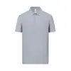 Camisas Polo Refrescantes de Seda de Gelo do Fabricante, Secagem Rápida, Antibacterianas, Repelentes de Mosquitos, Manga Curta, com Gola de Lapela, Adequadas para Trabalho em Grupo, Podem Ser Impressas com Logotipo, Atacado