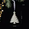 Nuevas decoraciones navideñas de alta gama estilo ins transfronterizo, adornos para árbol de Navidad, colgantes de cristal nórdico y decoraciones colgantes