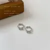 Pendientes Coloridos de Circonita Dopamina para Mujer, Simples y Compactos, Pendientes de Nicho de Alta Gama Estilo Coreano Ins