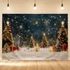 Tela de Fondo Navideña de Amazon, Tela Decorativa con Impresión Digital para Montaje de Fiestas, Tela de Pared para Restaurante, Tela Colgante al por Mayor