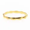 Pulsera de Bambú de Lujo Ligero Transfronteriza Rica Estilo Chino Nuevo Retro Acero de Titanio Niche Oro de 18k Pulsera de Bambú