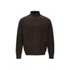 UTiiTUii Suéter Vintage de Alta Gama Otoño e Invierno para Hombres y Mujeres, Cárdigan de Punto Jacquard, Abrigo con Cuello Alto, Prendas de Punto 087