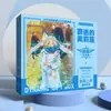 Caja de Regalo Dinámica Ojo Desnudo de Cebada 3D Dibujos Animados Animación Secundaria Yuan Manualidades Periféricos de Calidad Bolsa de Regalo de Lujo