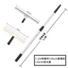 Limpiacristales de Acero Inoxidable 1.2m 2.4m Poste Telescópico de Aleación de Aluminio Aplicador de Agua Propiedad Limpiador de Cristales de Hotel Limpiador