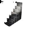 Exhibidor de Escritorio Multi-Rejillas Acrílico Escalera Estante Exhibidor Multi-Capa Soporte Exhibidor Joyería Estante para Gafas Estante para Carteras