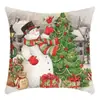 Fronha Popular Transfronteiriça com Tema de Natal, Fronha com Estampa de Natal, Fronha Decorativa de Alta Qualidade, Personalizável com Impressão de Logo