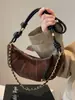 Bolso Texturizado Transfronterizo para Mujer Gran Capacidad 2025 Nuevo Estilo Retro Bolso Cruzado Croissant para el Trabajo y los Viajes Diarios Bolso Dumpling
