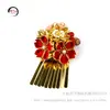 Nuevo Adorno para la Cabeza Flores Palabras y Borde de Viento Pin Hecho a Mano Pasador Kimono Trabajo Fino Accesorios para el Cabello Foto Fotografía Fábrica de Adornos para la Cabeza Suministro
