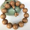 Pulseira de Pau-Rosa de Folha Pequena, Sândalo Verde, Mogno Huanghuali DIY Contas Budistas Rosário Pulseira Fabricante Atacado