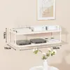Soporte de almacenamiento para router, estante de pared sin taladro para wifi, decodificador y proyector