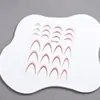 Arte de Uñas Degradado Francés Stickers Media Luna Sonrisa Stickers Ultrafinos Línea Francesa Arco Stickers Auxiliares Calcomanías para Uñas Joyería