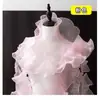 Encaje de Perlas con Cuentas Material Auxiliar Organza Plisado Cinta con Volantes Accesorios Malla Ramo de Flores Bolsa de Flores Decoración