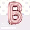 Globo de película de aluminio con número de letra de cuerpo delgado de 16 pulgadas, cumpleaños, fiesta infantil, diseño de escena, globo decorativo, venta al por mayor de fábrica