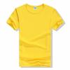 Camiseta de maratona de secagem rápida com gola redonda, camiseta publicitária, roupas de classe, atividades em grupo, manga curta, processamento de bordado, logotipo personalizado, atacado