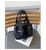 2025 Novo Estilo Bolsa Estilo Preguiçoso Feminina Bolsa Tote de Nylon Roupas de Trabalho Versátil Simples Bolsa Transversal de Ombro/Axila Bolsas