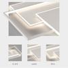 Lámpara de sala de estar, lámpara de techo minimalista de estilo crema claro, moderna, sencilla y atmosférica, paquete completo para toda la casa.