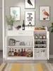 Aparador Personalizable 20 cm de Ancho Tamaño Pequeño Cocina Extremadamente Estrecho 25 cm Gabinete de Almacenamiento de Té Extraíble y Y