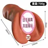 Caneca de Avião Long Love Molde de Bunda Marrom Dispositivo Famoso Pussy Mount Realista de Meio Corpo Produtos Adultos Masturbação Masculina Brinquedo Sexual