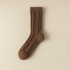 Calcetines gruesos de terciopelo australiano para niños, calcetines de invierno de rizo con torsión de media caña, color sólido, color Maillard, calcetines de felpa con torsión