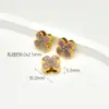 Cuentas de Oro Antiguo Mate y Oro Mate con Doble Cara de Alta Retención de Color, Separadores con Caracteres Atractores de Fortuna, Dijes para Pulseras, Accesorios de Joyería