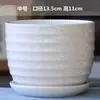 Maceta de Cerámica Tamaño Grande Oferta Especial Liquidación Interior Escritorio Balcón Suculenta Maceta Pequeña Clorofito Helecho Espárrago Maceta Simple Blanca