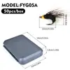 Anzuelos Micro para Mosca, Anzuelos de Pesca con Mosca Bionic Moth Insect, Señuelos de Imitación para Trucha, Whitefish y Tilapia