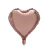 Globos de Papel de Aluminio de 18 Pulgadas en Forma de Corazón con Diseño de Pentagrama para Decoración de Habitación de Boda y Lugar de Cumpleaños