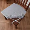 Funda Elástica Jacquard Transfronteriza Color Sólido para Asiento Perezoso Alta Elasticidad a Prueba de Polvo Funda para Silla de Comedor Funda Impermeable para Asiento Funda para Silla Venta al por Mayor