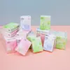 Pacote Pequeno de Lenços de Papel, 3 Camadas, 8 Unidades, 9 Pacotes, Lenços de Bolso Portáteis para Estudantes, Pacotes Pequenos Mini, Papel de Lenço