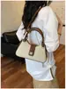 2026 Verano Nuevo Bolso Tejido a Mano Retro Francés Bolso de Hombro Simple de Moda Bolso de Axila Bolso de Mano