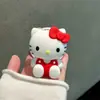 Gato de Silicona Estéreo de Dibujos Animados Adecuado para Soporte Magnético Magsafe con Fuerte Adsorción y Airbag Retráctil de Escritorio