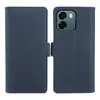 Adequado para OPPO A6/A6X/A38/A58, capa flip de couro com sensação de pele, porta-cartões, suporte e capa de telefone de negócios anti-queda