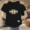 Nueva Camiseta Popular de Manga Corta para Mujer Verano 2026, Corte Holgado, Tallas Grandes, Oculta el Vientre y las Imperfecciones, Top Adelgazante, Camiseta Básica