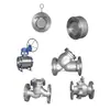 Válvula de Bloqueio em Aço Fundido de Alta Pressão, Válvula de Aço Carbono Resistente a Altas Temperaturas Tipo Flange Elétrica e Manual, Tipo de Passagem Direta, Ajustável, Uso Geral Industrial