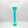 Tazas de Mancuernas de Plástico en Stock para Uso en Exteriores de Fábricas de Comercio Exterior, Tazas para Mascotas de Bebidas Frías, Jugos, Té con Leche, Vasos Desechables de Cuello Largo para Smoothies