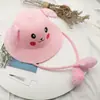 Sombrero de red con orejas móviles Pikachu sombrero de pescador para niños sombrero para el sol sombrero de paja de caramelo
