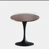 Mesa de Centro, Sala de Estar, Mesa Lateral de Casa, Mesa de Centro, Combinação de Mesa e Cadeira para Negociação de Lazer, Mesa Redonda Pequena de Tulipa Americana para Varanda