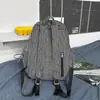 Mochila simple de color liso estilo coreano para mujer, diseño de nicho, mochila escolar estudiantil de gran capacidad, mochila casual moderna y versátil