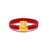 Anillo de Oro Puro 999 para Mujer, Estilo Nuevo, Anillo Trenzado de Cuerda Tejida Hecho a Mano, 24K, Venta al por Mayor para Regalos