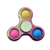 Popular Spinner Fidget de Burbujas Galvanizado para Dedos Burbuja Suave Presión Luminoso 2356 Juguete Spinner para Dedos Alivio del Estrés