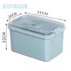 Caja de Almacenamiento Personalizada Cesta de Almacenamiento de Snacks Plástico Cosméticos Caja de Almacenamiento para el Hogar Caja de Almacenamiento para Dormitorio con Tapa