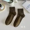 Calcetines de media pantorrilla para hombre, Algodón puro, Antibacterianos, Resistentes al olor, Calcetines holgados, Calcetines sueltos para hombre de Otoño e Invierno, Calcetines absorbentes de sudor para hombre