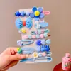 Pinzas para el pelo de niños para bebés y lactantes, pinzas para el pelo totalmente cubiertas de tela, lindas pinzas BB que no dañan el pelo, adecuadas para niñas con pelo fino y pelo de bebé